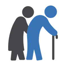 訪問保険相談のシーン「介護」